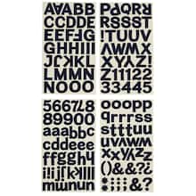 stickers michaels numbers alphabet letters recollections block letter number midnight colors